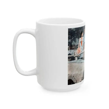 Bitter Sweet (3), McCall's, July 1930 - White Coffee Mug - Go Mug Yourself