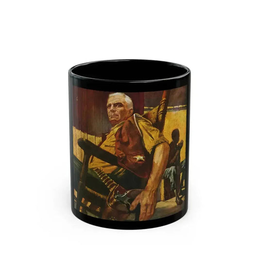 Bitter Vengeance by Mary Agnes Thompson, The Saturday Evening Post, 1957 - Black Coffee Mug 11oz - Go Mug Yourself