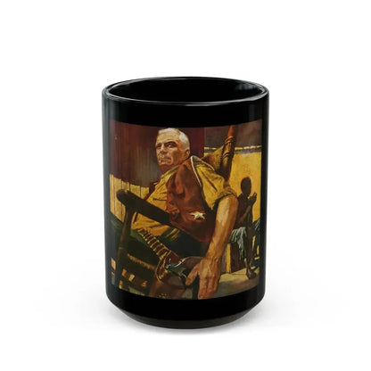 Bitter Vengeance by Mary Agnes Thompson, The Saturday Evening Post, 1957 - Black Coffee Mug 15oz - Go Mug Yourself