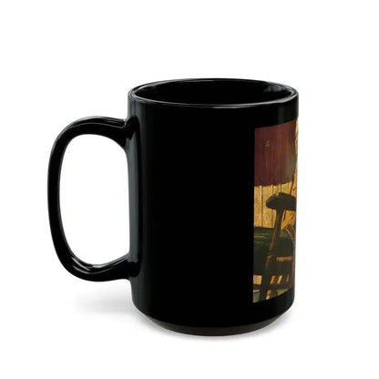 Bitter Vengeance by Mary Agnes Thompson, The Saturday Evening Post, 1957 - Black Coffee Mug - Go Mug Yourself