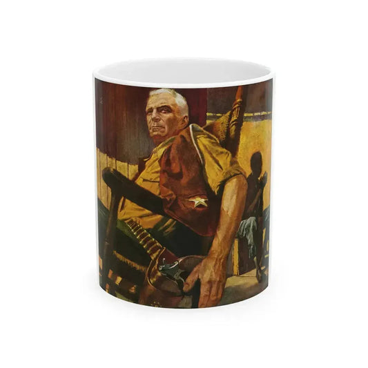 Bitter Vengeance by Mary Agnes Thompson, The Saturday Evening Post, 1957 - White Coffee Mug 11oz - Go Mug Yourself
