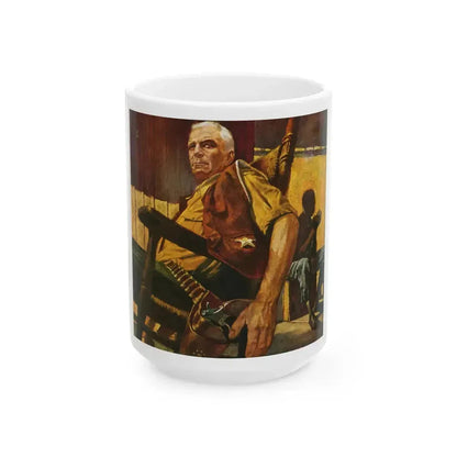 Bitter Vengeance by Mary Agnes Thompson, The Saturday Evening Post, 1957 - White Coffee Mug 15oz - Go Mug Yourself