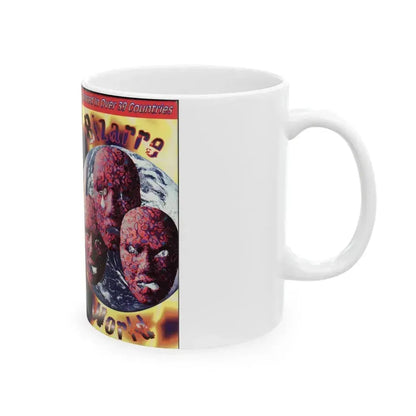 BIZARRE WORLD (VHS COVER) - White Coffee Mug - Go Mug Yourself