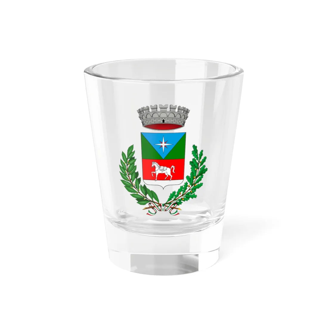 Bizzarone-Stemma (Italy) (Coat of Arms) Shot Glass 1.5oz 1.5oz - Go Mug Yourself