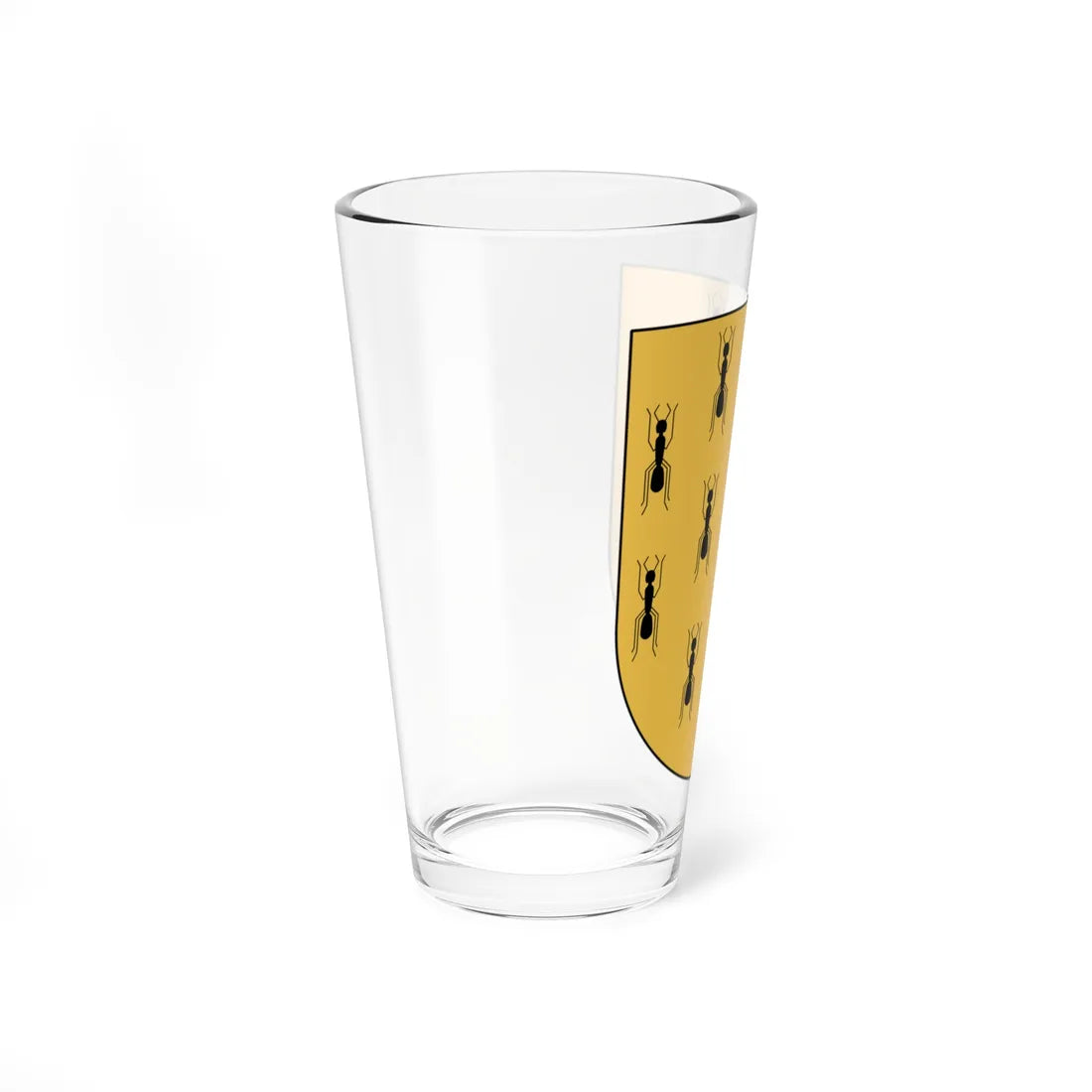 Bjärtrå vapen (Sweden) (Coat of Arms) Pint Glass 16oz - Go Mug Yourself