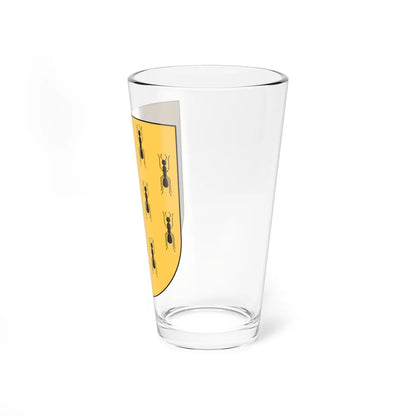 Bjärtrå vapen (Sweden) (Coat of Arms) Pint Glass 16oz - Go Mug Yourself