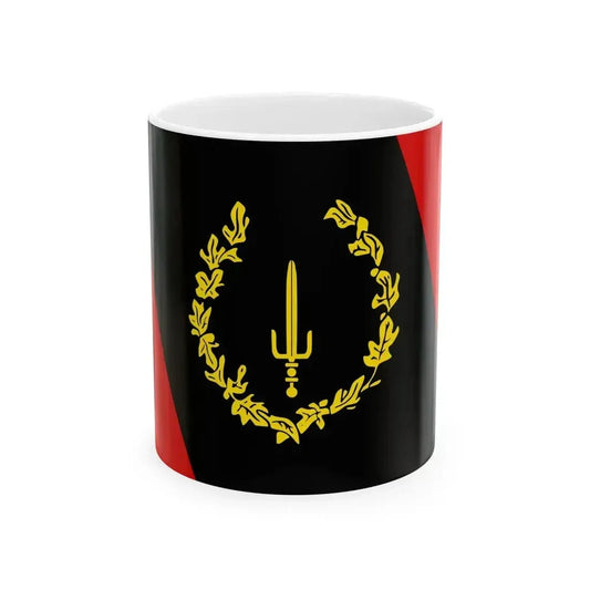 Black American Heritage flag (United States) White Coffee Mug 11oz - Go Mug Yourself