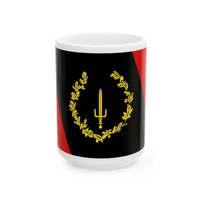 Black American Heritage flag (United States) White Coffee Mug 15oz - Go Mug Yourself