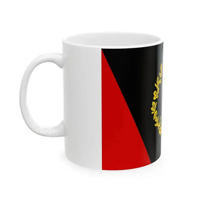 Black American Heritage flag (United States) White Coffee Mug - Go Mug Yourself