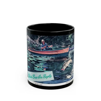 Black Bass Are People, True Magazine, September 1946 - Black Coffee Mug 11oz - Go Mug Yourself
