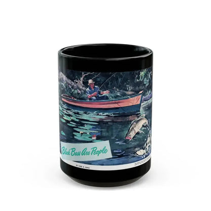 Black Bass Are People, True Magazine, September 1946 - Black Coffee Mug 15oz - Go Mug Yourself