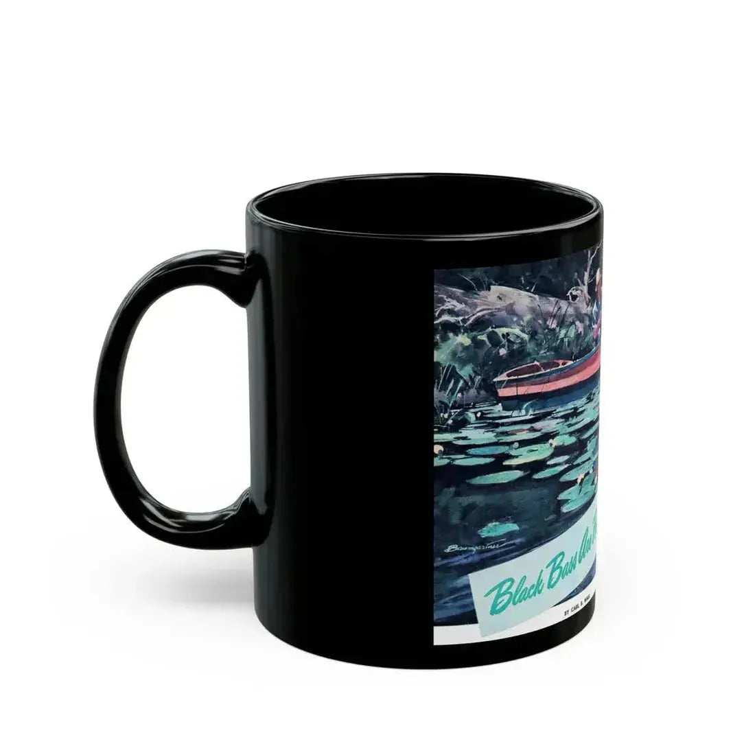 Black Bass Are People, True Magazine, September 1946 - Black Coffee Mug - Go Mug Yourself