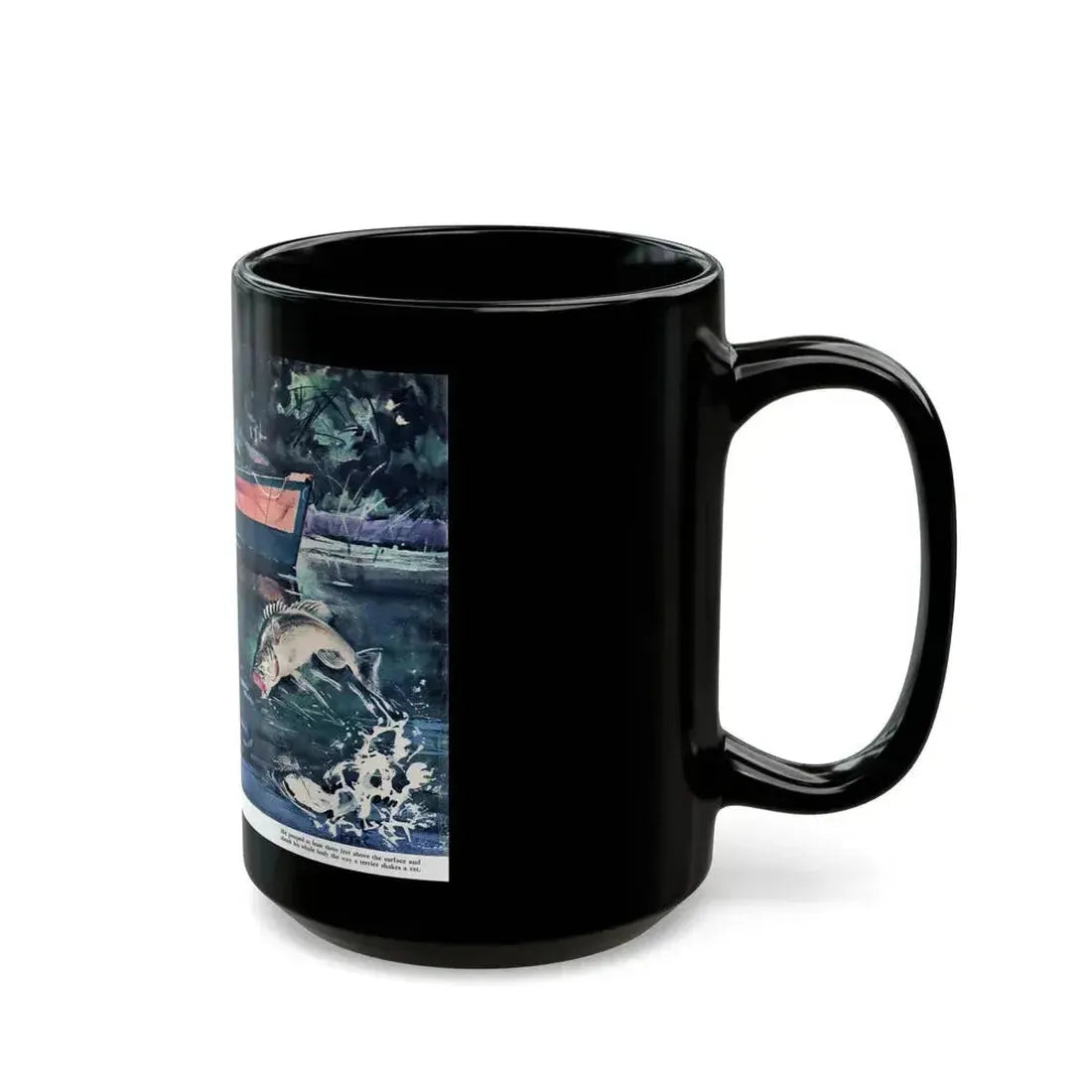 Black Bass Are People, True Magazine, September 1946 - Black Coffee Mug - Go Mug Yourself