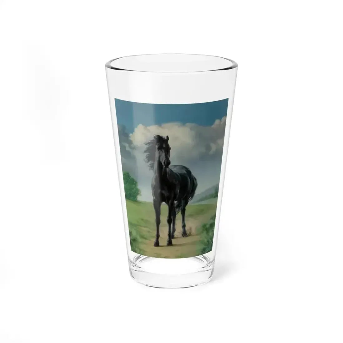 Black Beauty by Anna Sewell, Random House paperback cover, 1999 - Pint Glass 16oz 16oz - Go Mug Yourself