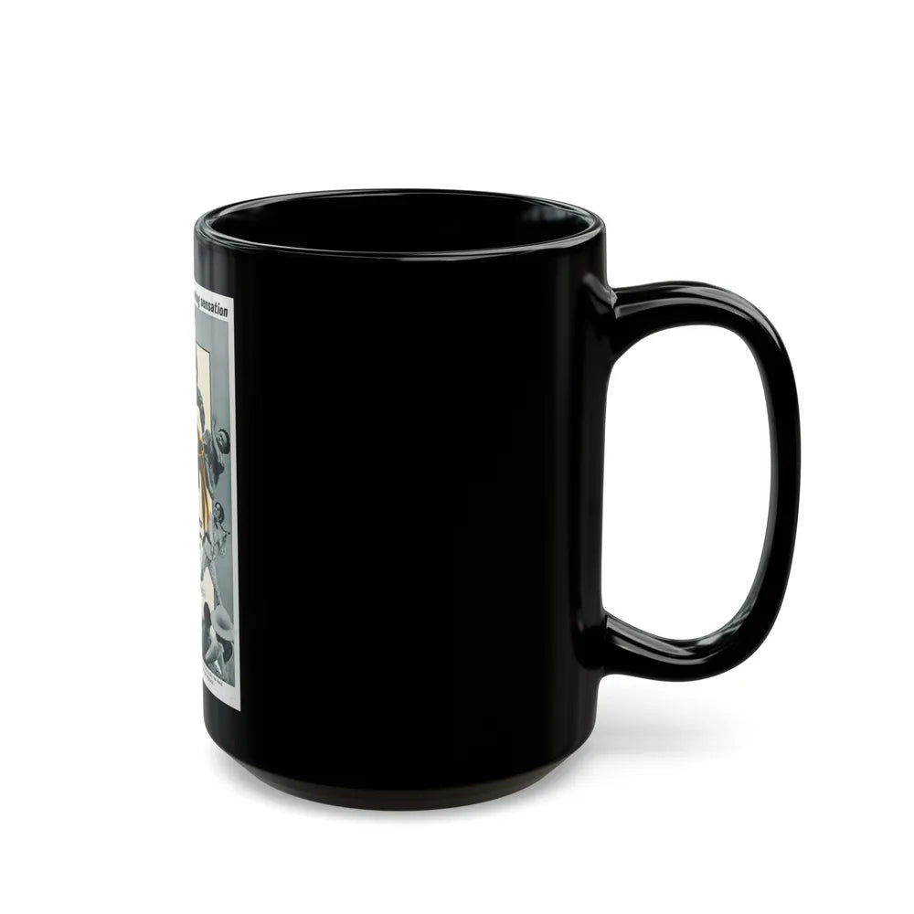 BLACK BELT 1973 Movie Poster - Black Coffee Mug-Go Mug Yourself