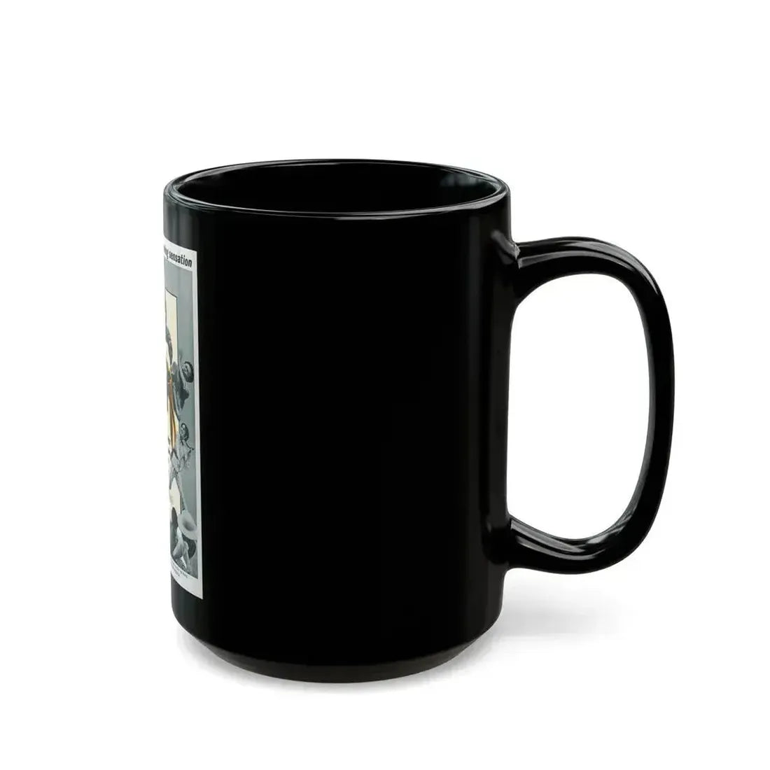 BLACK BELT 1973 Movie Poster - Black Coffee Mug - Go Mug Yourself