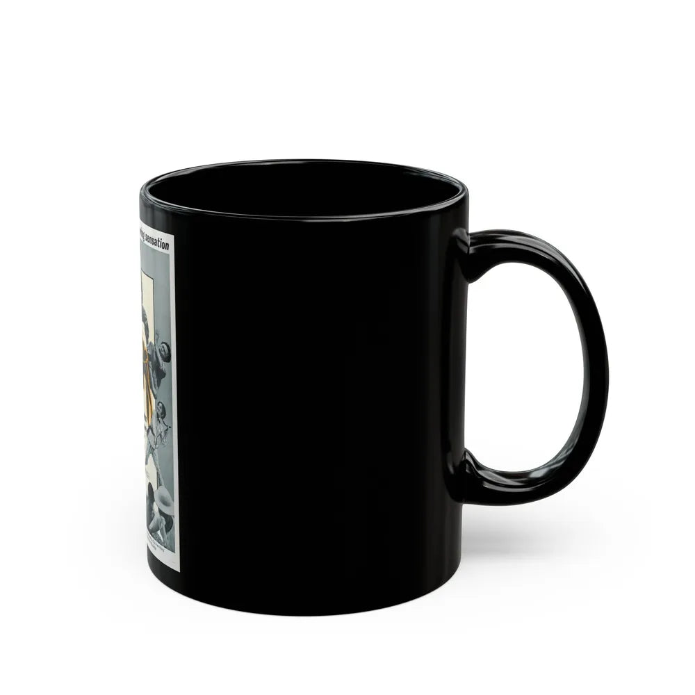 BLACK BELT 1973 Movie Poster - Black Coffee Mug-Go Mug Yourself