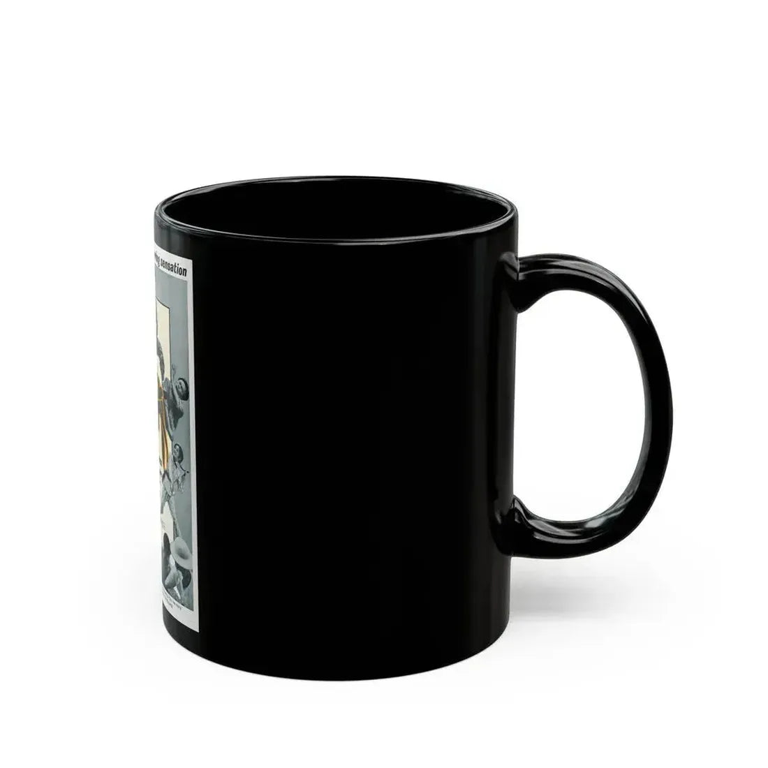 BLACK BELT 1973 Movie Poster - Black Coffee Mug - Go Mug Yourself