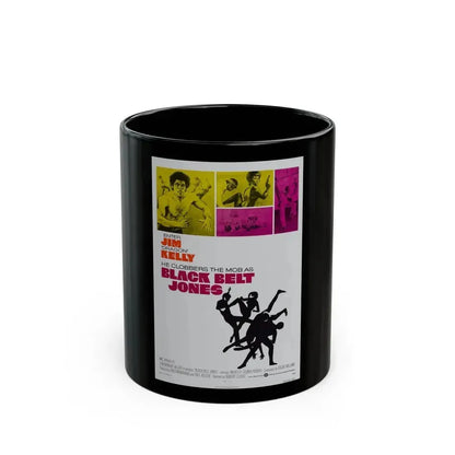 BLACK BELT JONES 1974 Movie Poster - Black Coffee Mug 11oz - Go Mug Yourself