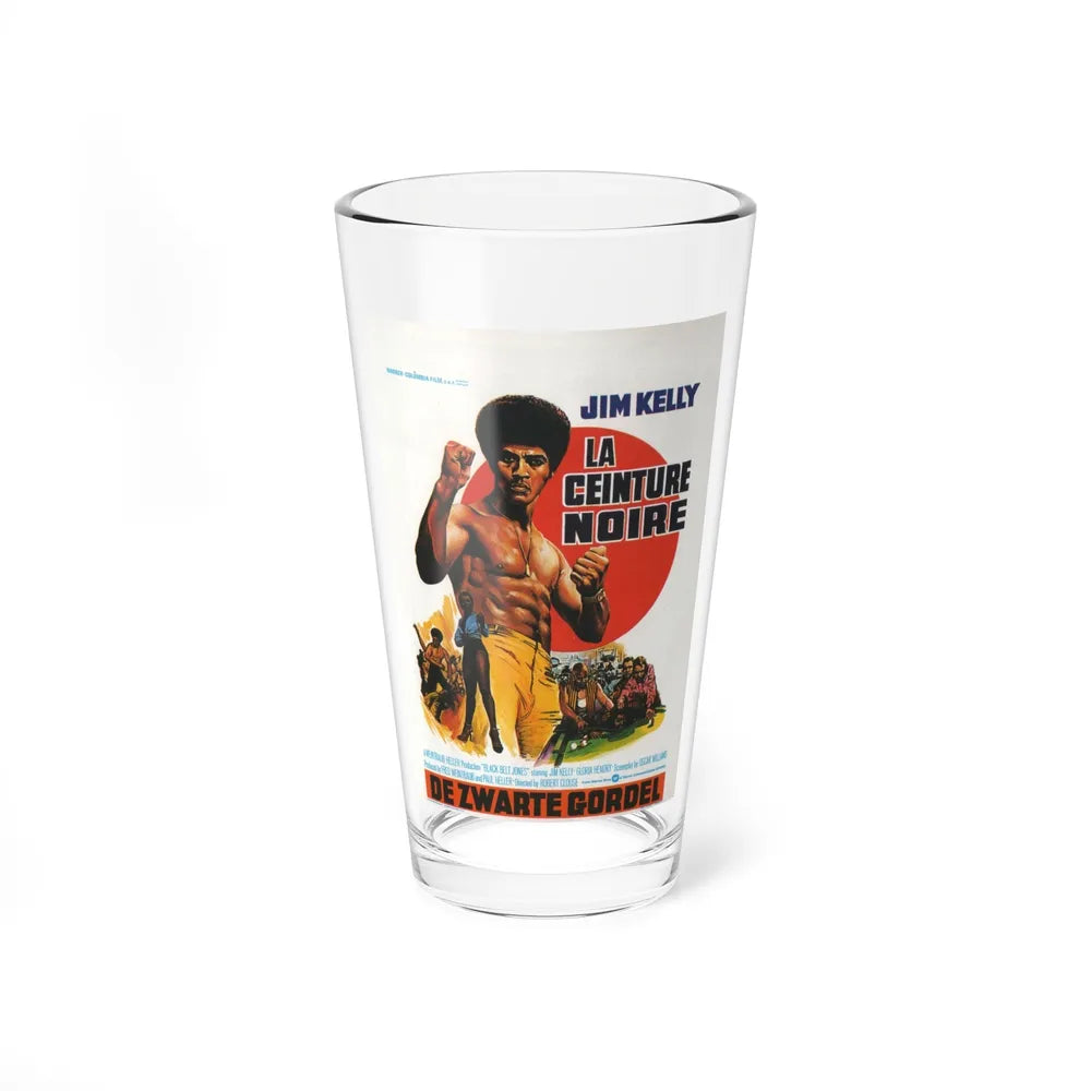 BLACK BELT JONES (BELGIAN) 1974 Movie Poster - Pint Glass 16oz-16oz-Go Mug Yourself