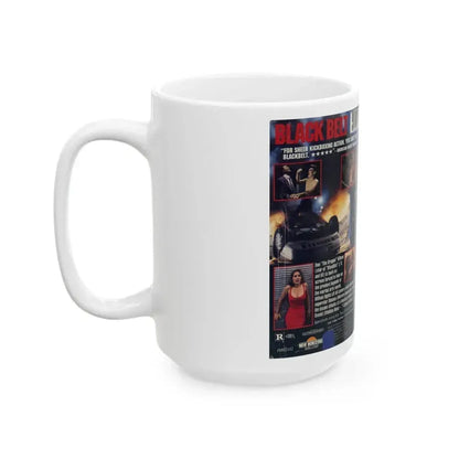 BLACK BELT (VHS COVER) - White Coffee Mug - Go Mug Yourself