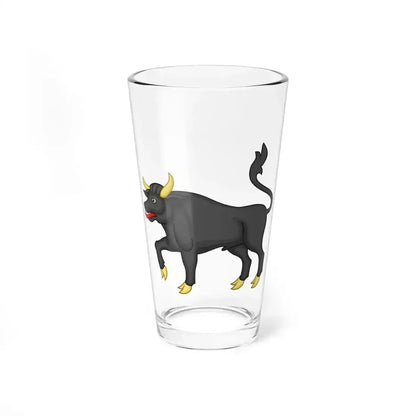 Black Bull of Clarence Badge of Edward IV - Pint Glass 16oz 16oz - Go Mug Yourself
