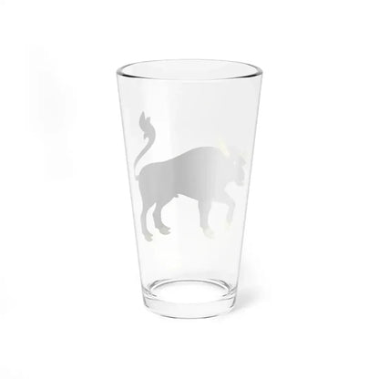 Black Bull of Clarence Badge of Edward IV - Pint Glass 16oz - Go Mug Yourself