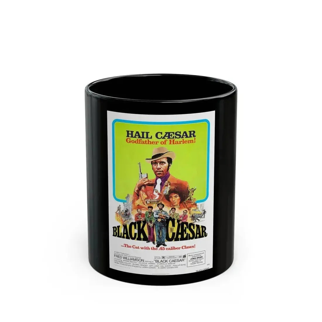 BLACK CAESAR 1973 Movie Poster - Black Coffee Mug 11oz - Go Mug Yourself