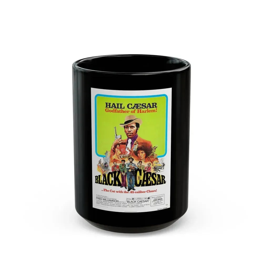 BLACK CAESAR 1973 Movie Poster - Black Coffee Mug 15oz - Go Mug Yourself