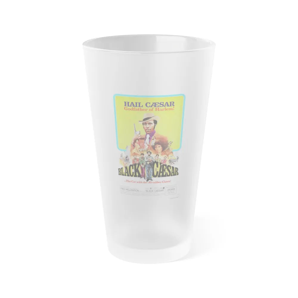 BLACK CAESAR 1973 Movie Poster - Frosted Pint Glass 16oz-16oz-Frosted-Go Mug Yourself