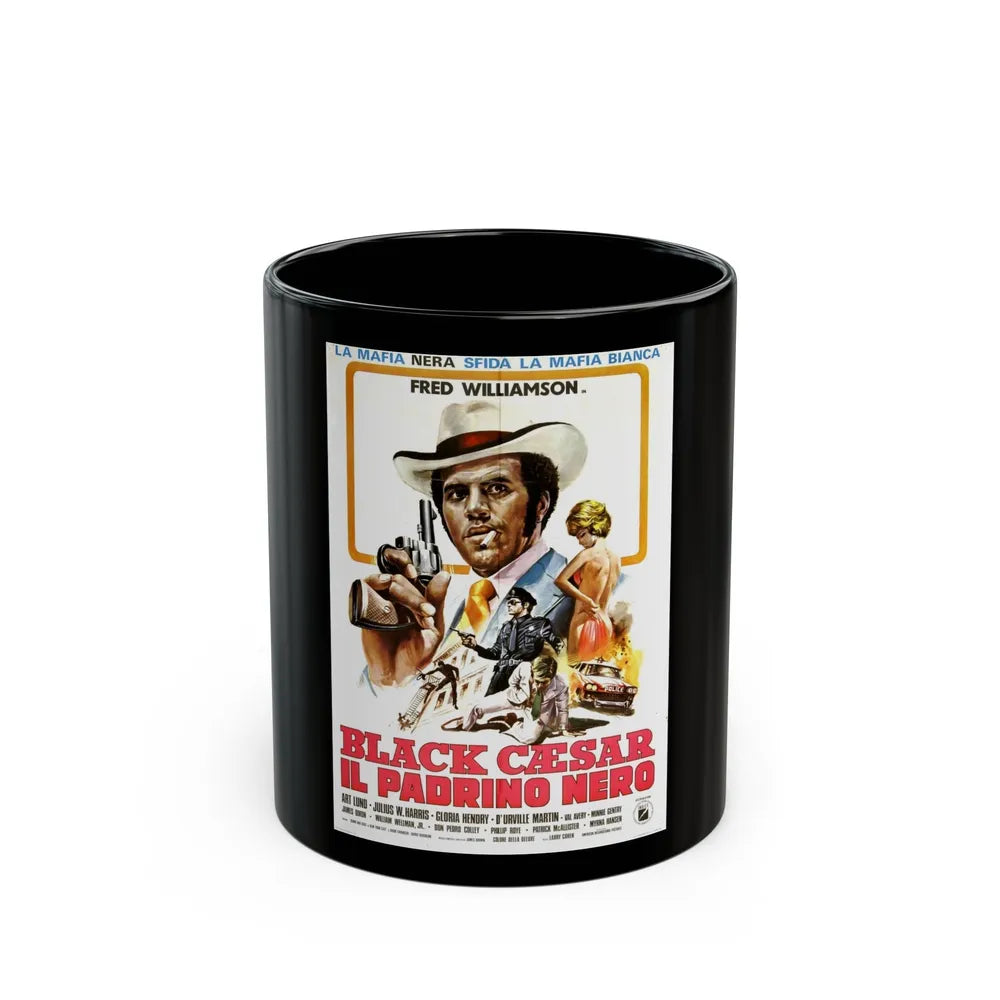 BLACK CAESAR (2) 1973 Movie Poster - Black Coffee Mug-11oz-Go Mug Yourself