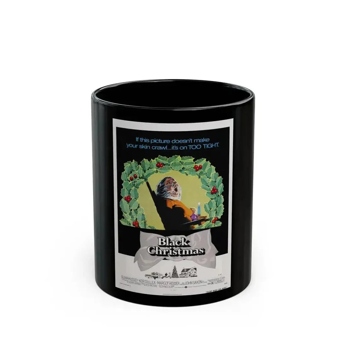 BLACK CHRISTMAS 1974 Movie Poster - Black Coffee Mug 11oz - Go Mug Yourself