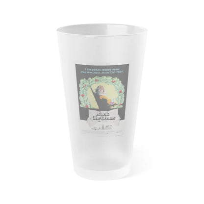 BLACK CHRISTMAS 1974 Movie Poster - Frosted Pint Glass 16oz-16oz-Frosted-Go Mug Yourself