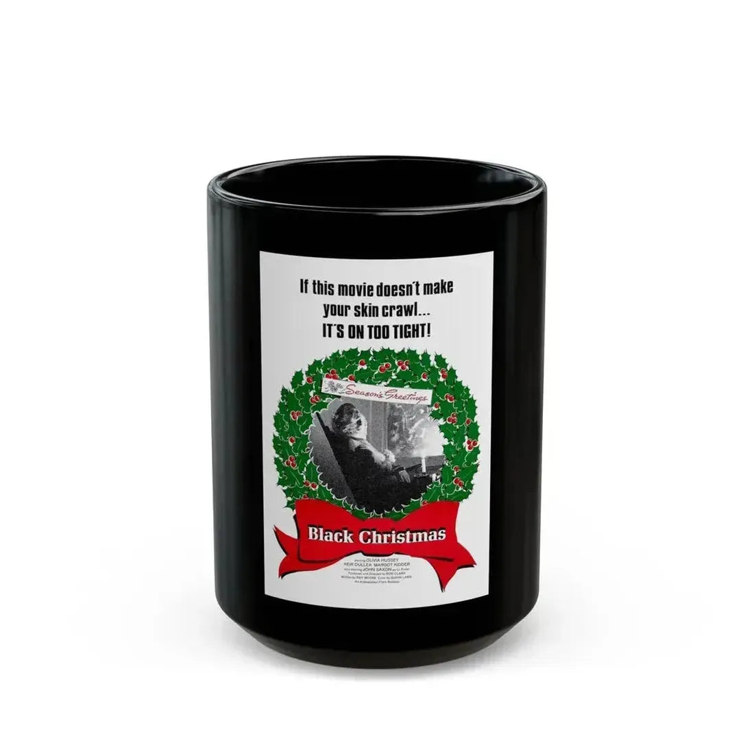BLACK CHRISTMAS (2) 1974 Movie Poster - Black Coffee Mug 15oz - Go Mug Yourself
