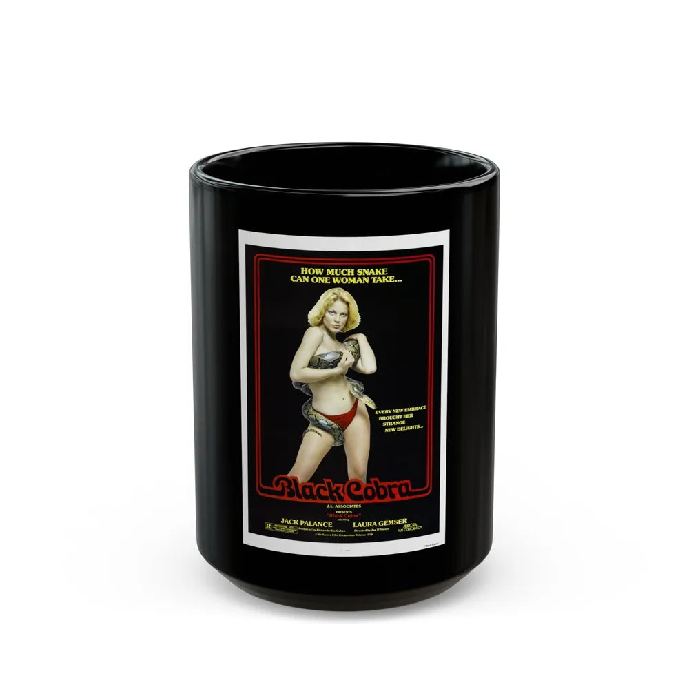 BLACK COBRA 1976 Movie Poster - Black Coffee Mug-15oz-Go Mug Yourself