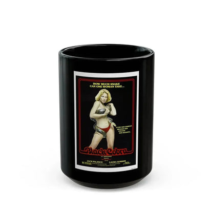 BLACK COBRA 1976 Movie Poster - Black Coffee Mug 15oz - Go Mug Yourself