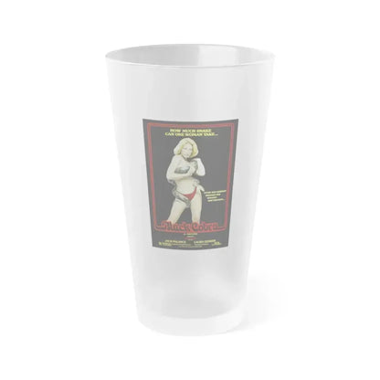 BLACK COBRA 1976 Movie Poster - Frosted Pint Glass 16oz 16oz Frosted - Go Mug Yourself