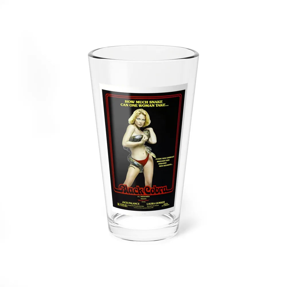 BLACK COBRA 1976 Movie Poster - Pint Glass 16oz-16oz-Go Mug Yourself