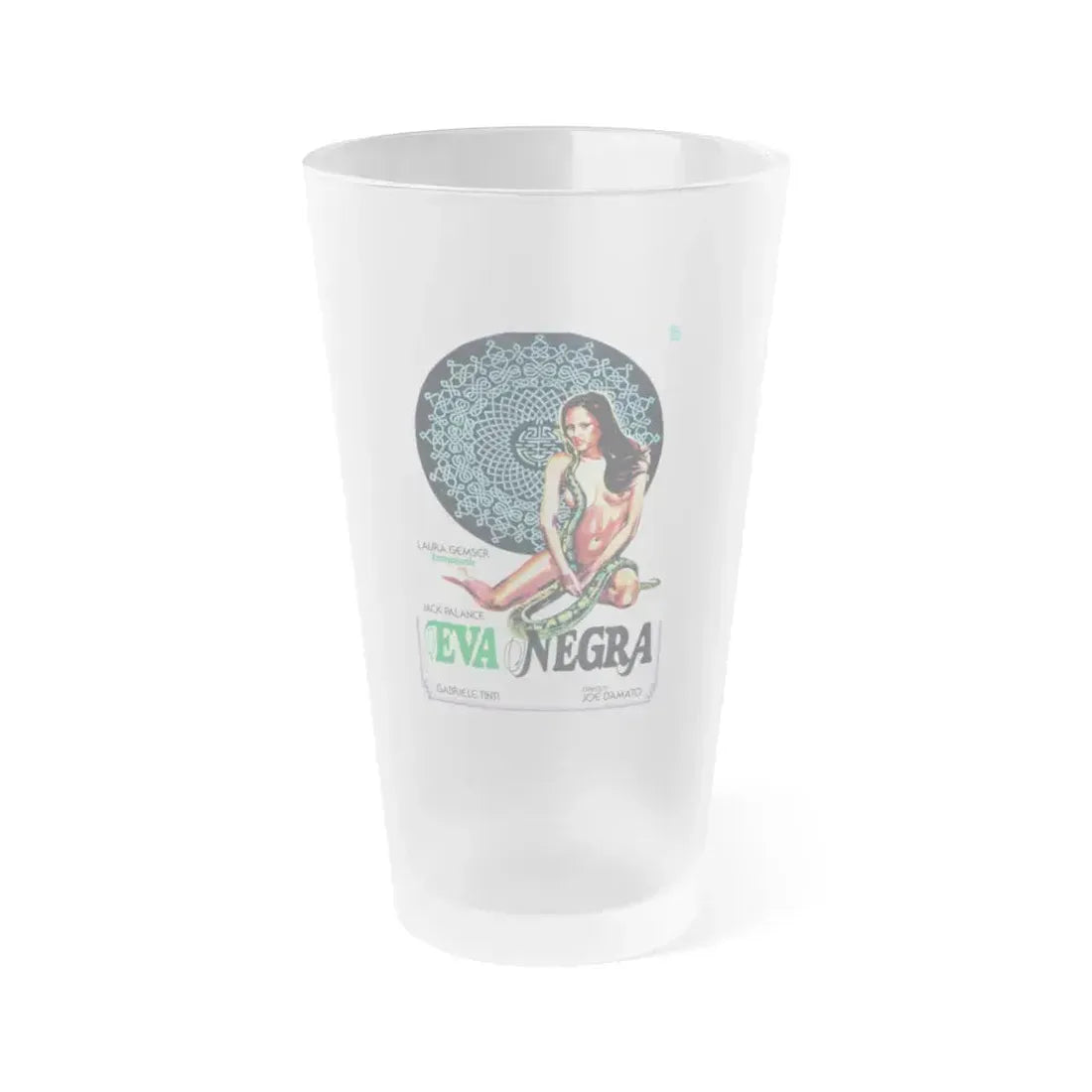 BLACK COBRA (2) 1976 Movie Poster - Frosted Pint Glass 16oz 16oz Frosted - Go Mug Yourself