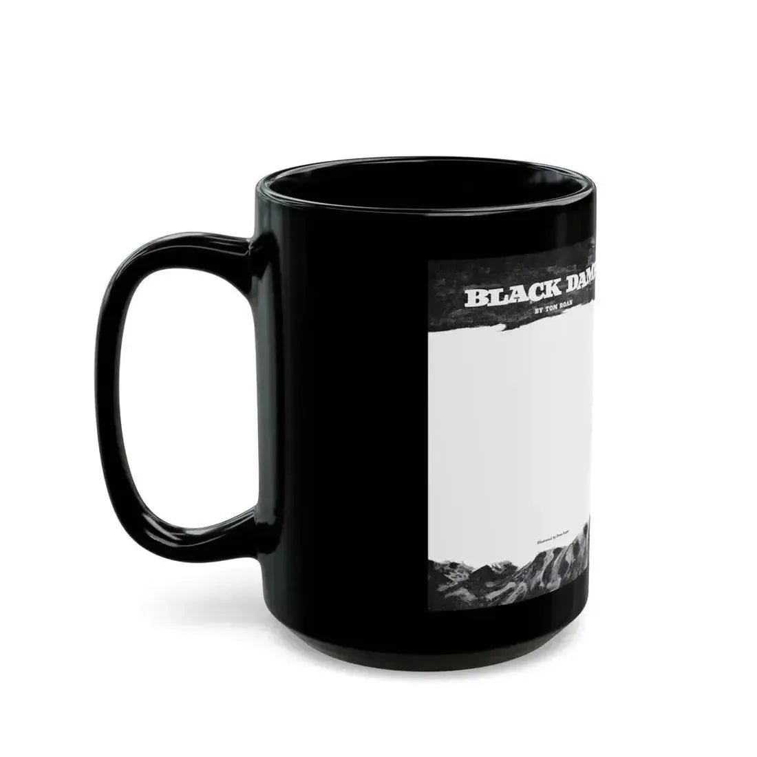 Black Damp, Bluebook Magazine, April 1955 - Black Coffee Mug - Go Mug Yourself