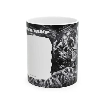 Black Damp, Bluebook Magazine, April 1955 - White Coffee Mug 11oz - Go Mug Yourself