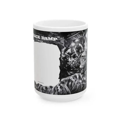 Black Damp, Bluebook Magazine, April 1955 - White Coffee Mug 15oz - Go Mug Yourself
