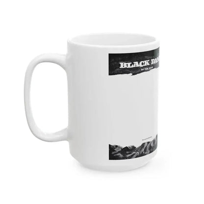 Black Damp, Bluebook Magazine, April 1955 - White Coffee Mug - Go Mug Yourself