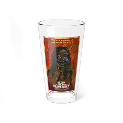 BLACK DEVIL DOLL FROM HELL 1984 Movie Poster - Pint Glass 16oz-16oz-Go Mug Yourself