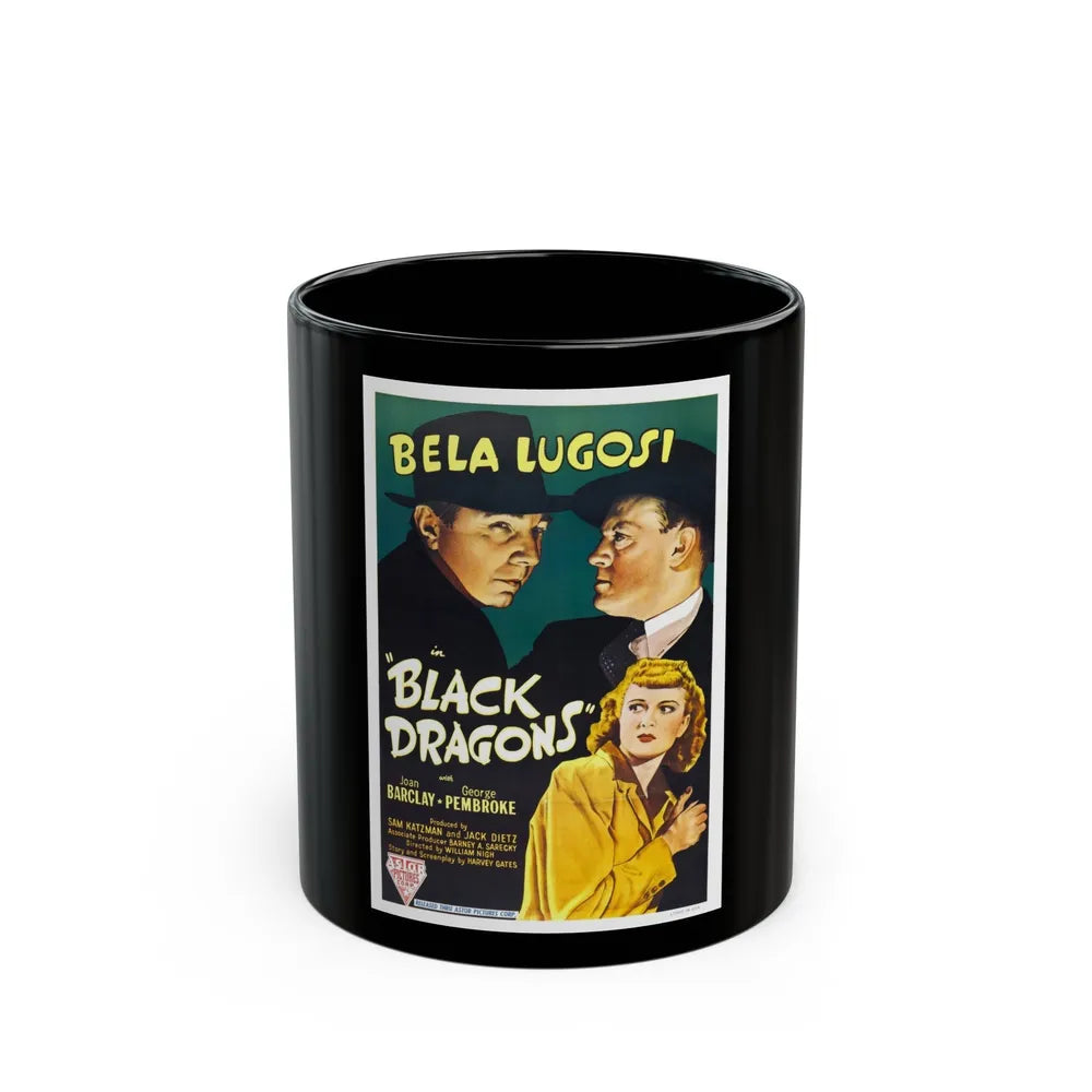 BLACK DRAGONS 1942 Movie Poster - Black Coffee Mug-11oz-Go Mug Yourself