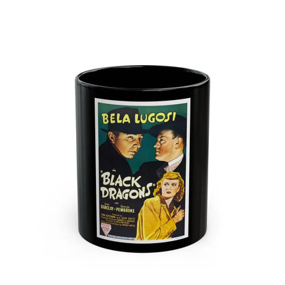 BLACK DRAGONS 1942 Movie Poster - Black Coffee Mug-11oz-Go Mug Yourself