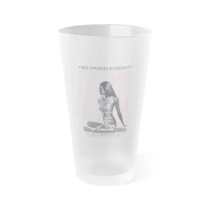 BLACK EMANUELLE 1975 Movie Poster - Frosted Pint Glass 16oz 16oz Frosted - Go Mug Yourself