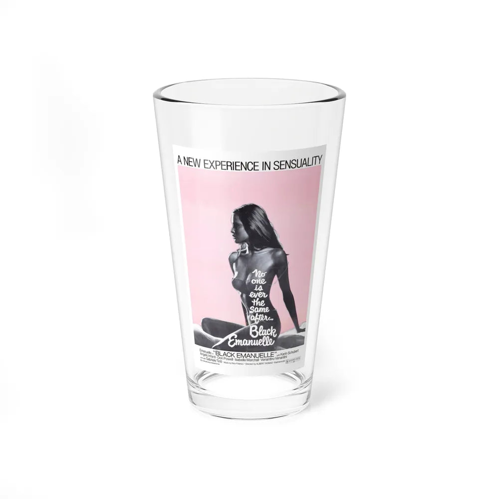 BLACK EMANUELLE 1975 Movie Poster - Pint Glass 16oz-16oz-Go Mug Yourself