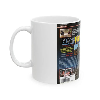 BLACK FIRE (VHS COVER) - White Coffee Mug-Go Mug Yourself