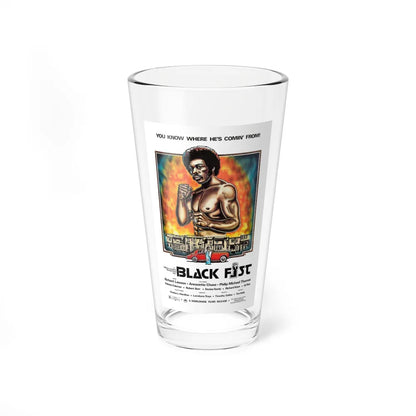 BLACK FIST 1975 Movie Poster - Pint Glass 16oz-16oz-Go Mug Yourself